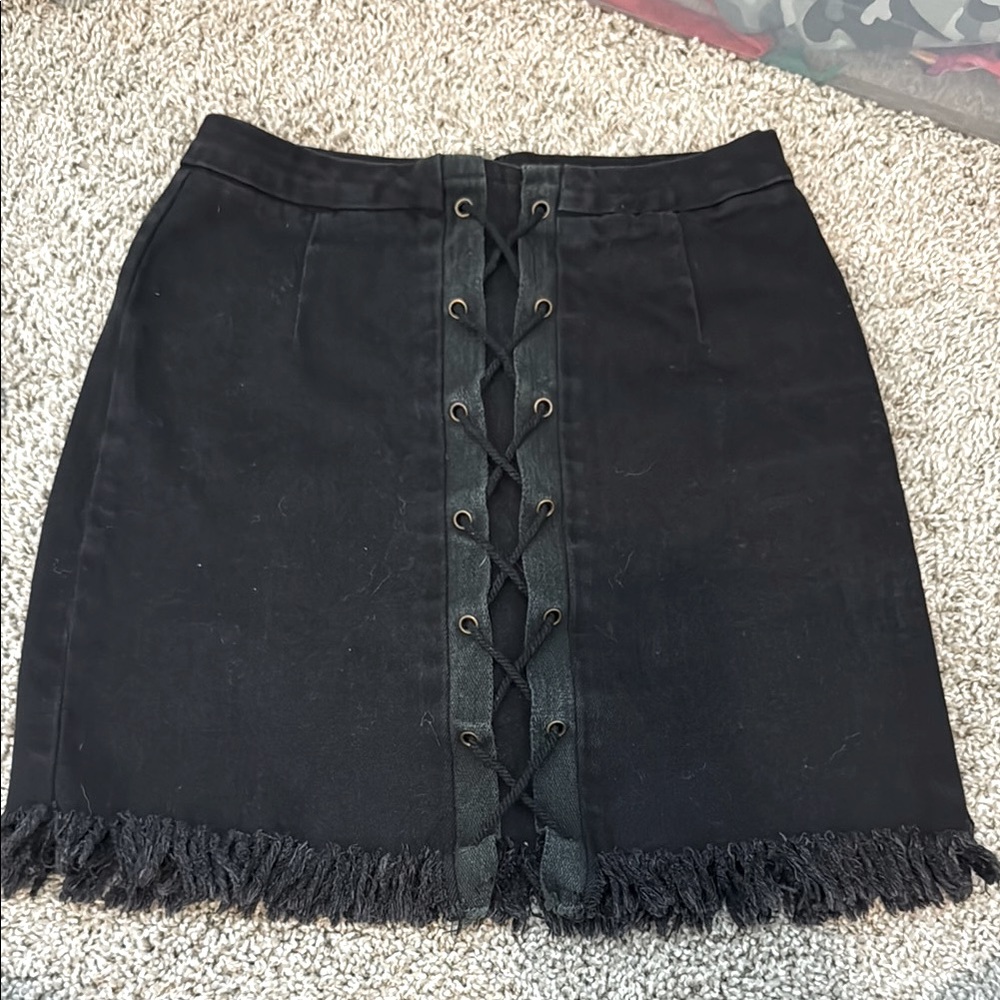 WESTERN DENIM SKIRT